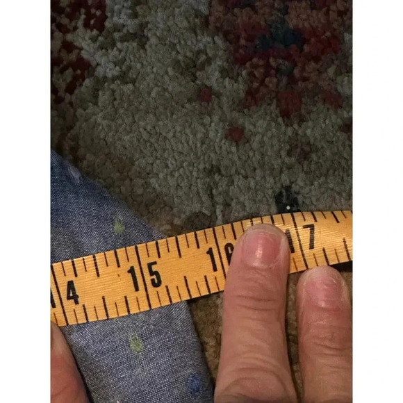 ModCloth Chambray Rainbow Dot Pintuck Fit & Flare Dress Size XXS - Picture 2 of 8